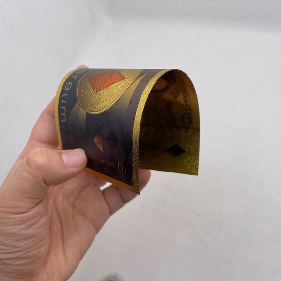 Ethereum Classic ETH Gold Collectable Banknotes Cards - Picture 5 of 7